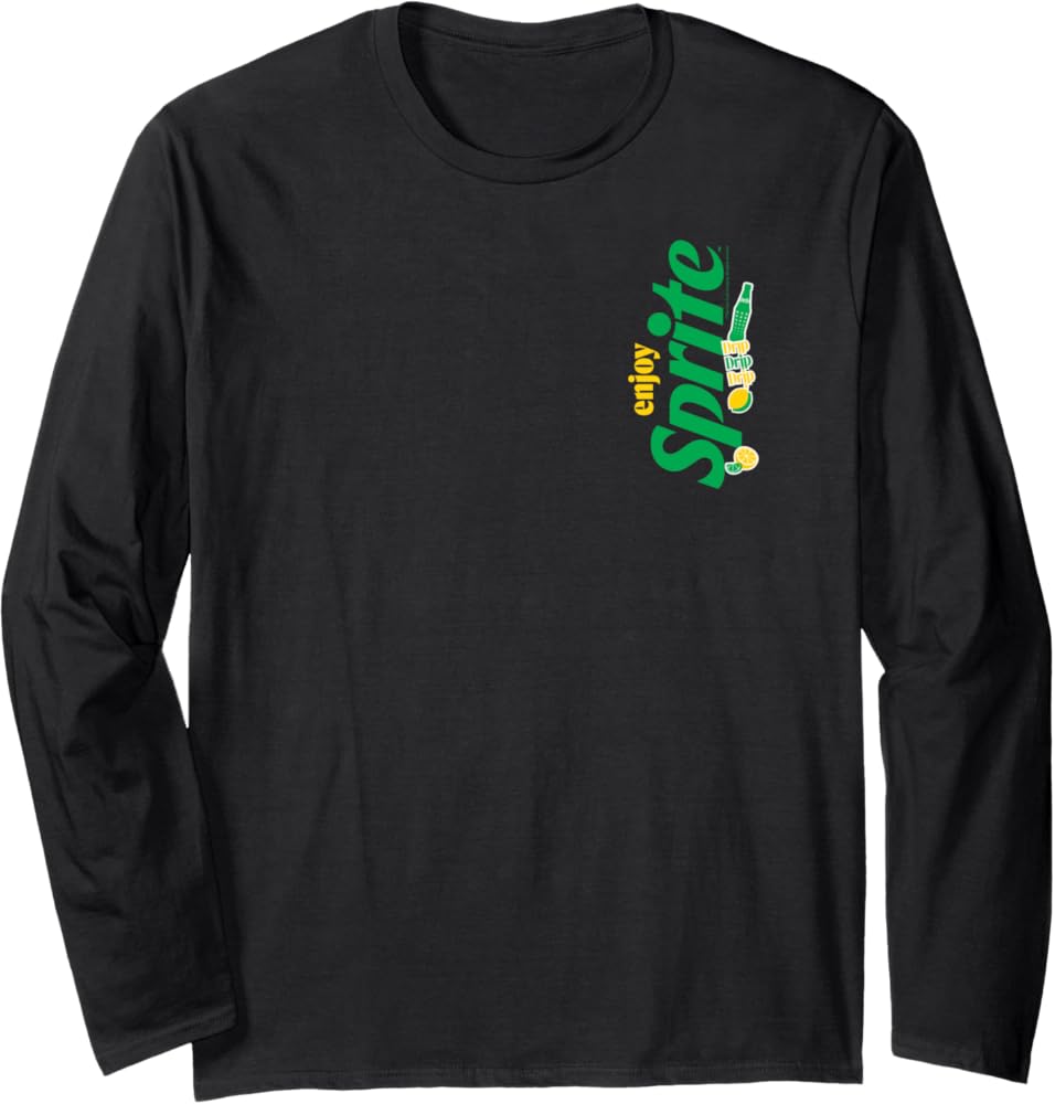 Amazon.com: Coca-Cola - Sprite Logo Long Sleeve T-Shirt : Clothing